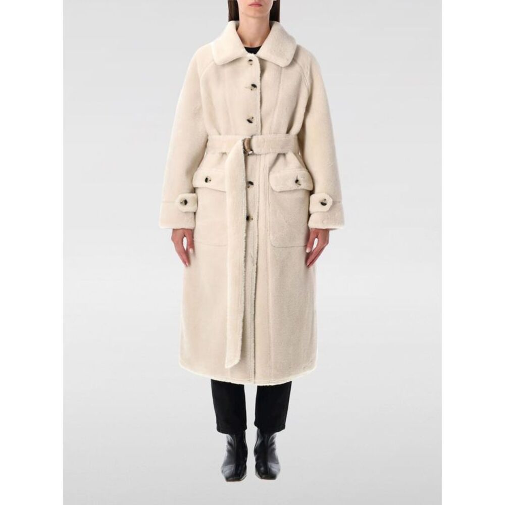 Urbancode Fur Coat Woman White